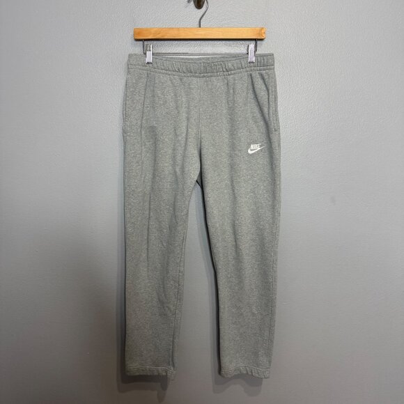 NIKE club fleece open hem sweatpants size M - Picture 2 of 7